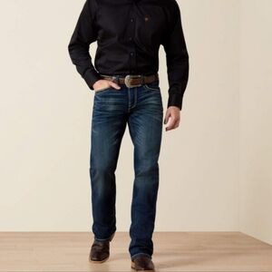 Ariat Denim Low Rise M4 Boot Cut Pants 44x30 Western Cowboy